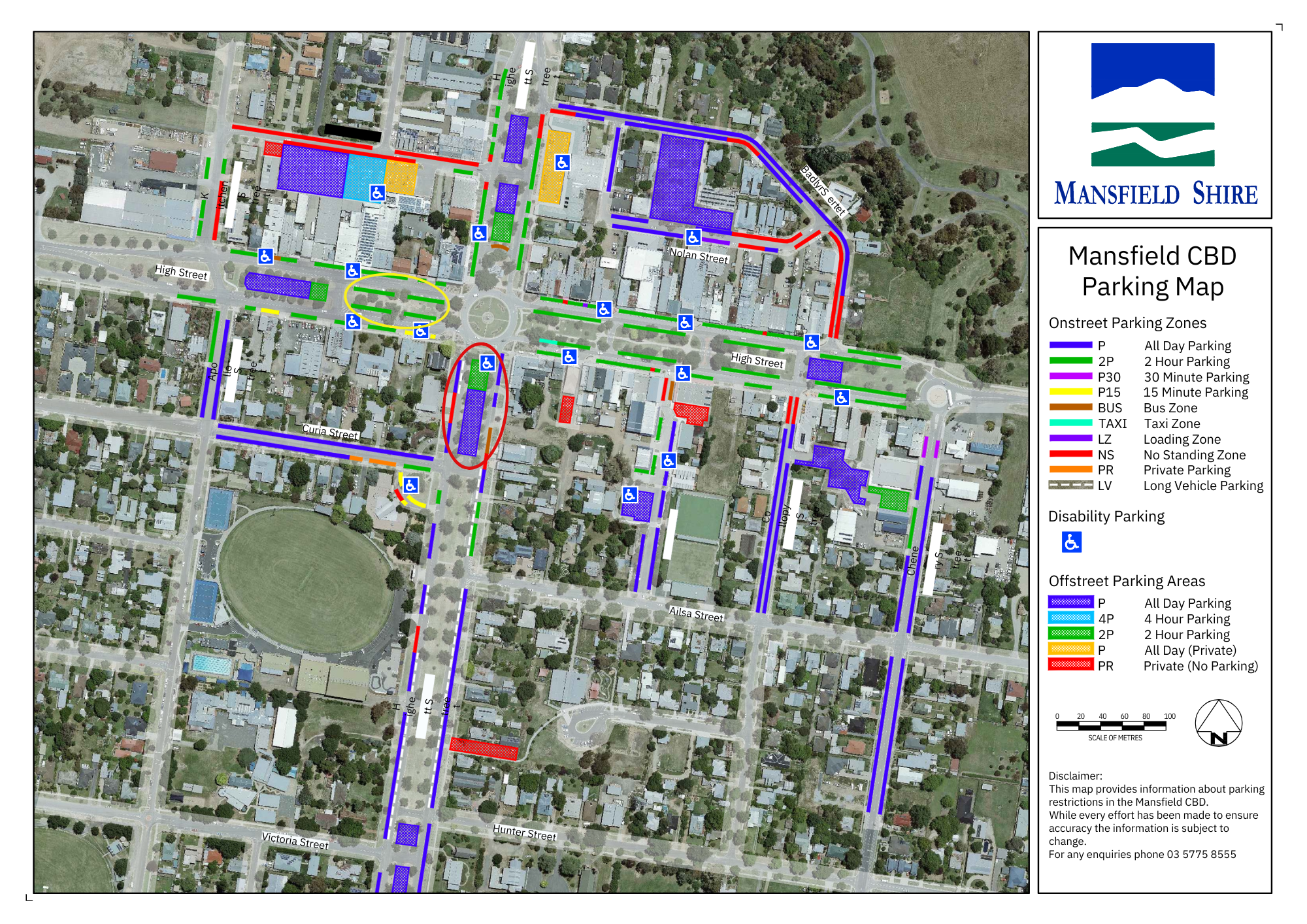 farmers market parking map